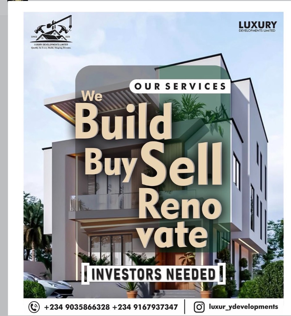 Luxury Developments services and investors needed poster