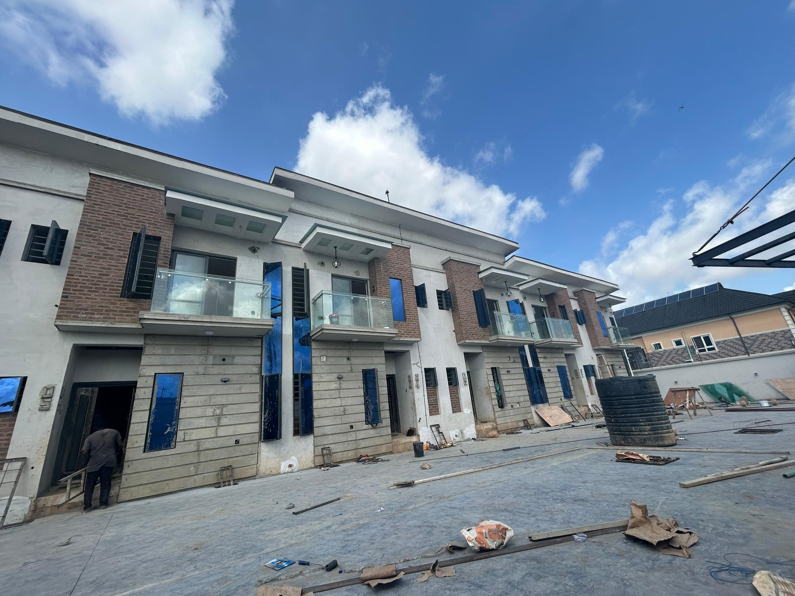 Luxury Developments terrace under construction